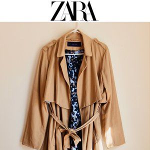 ZARA Flowy Trench Coat